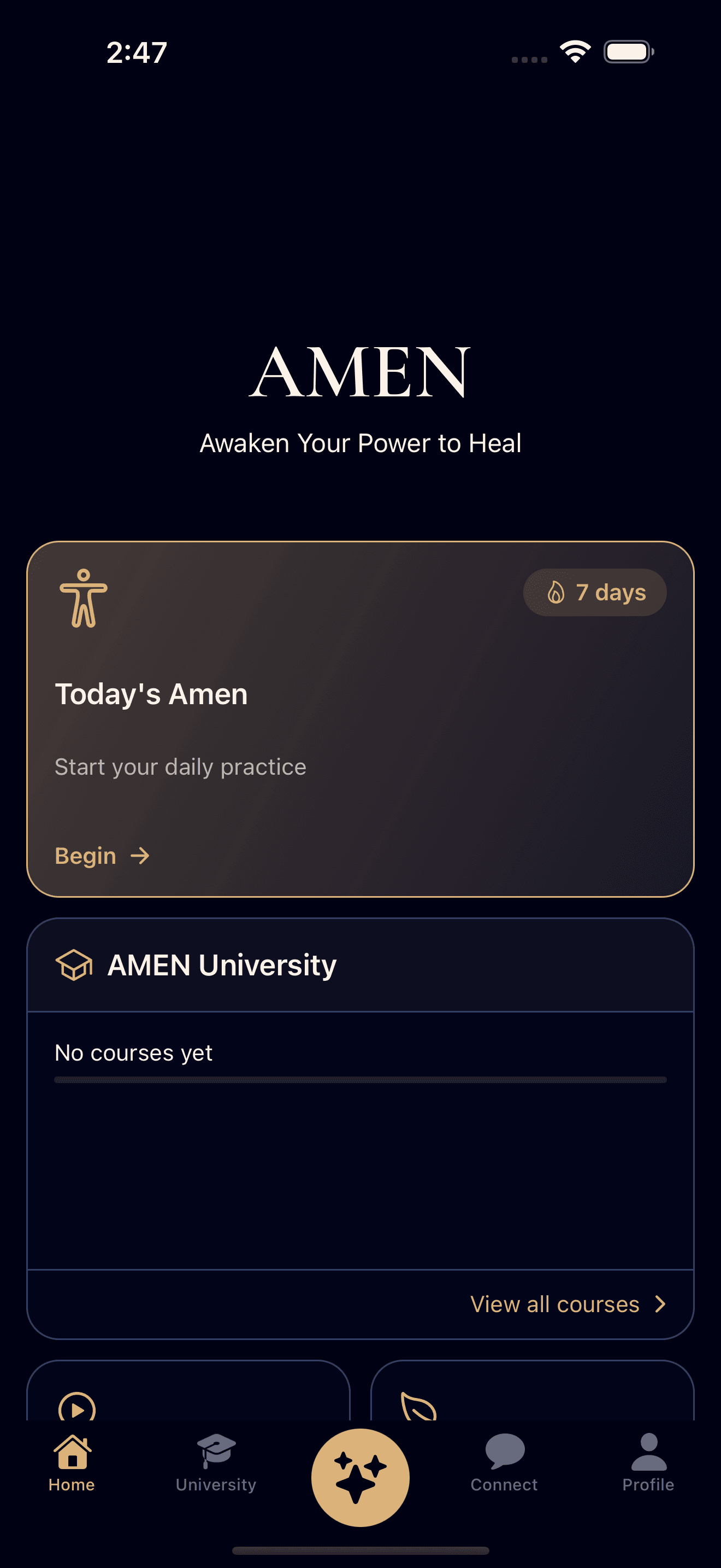 AMUN App Interface